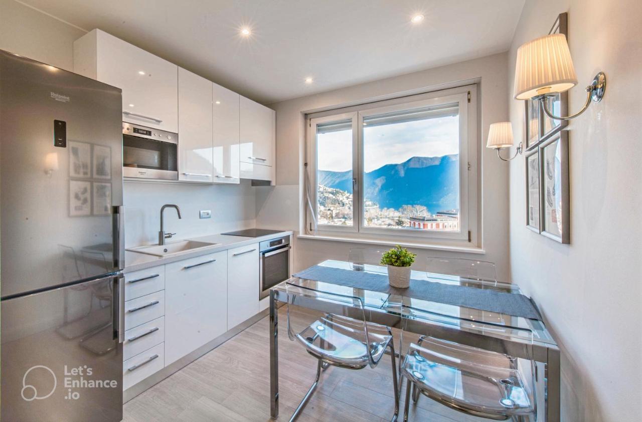 Lakeview Panorama Penthouse With Washer & Dryer Λουγκάνο Εξωτερικό φωτογραφία